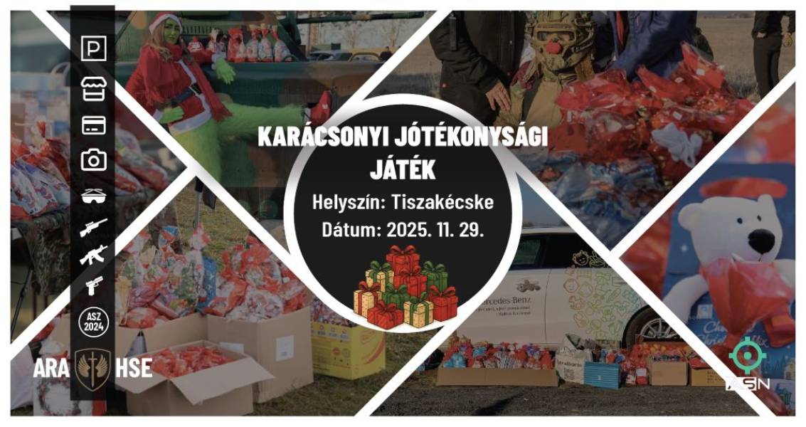 Mikuláscsomag vadászat, jótékonysági játék